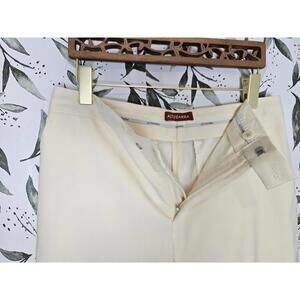 Altuzarra Pants Cream Womens 8 (40) Cropped